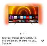 Televizor Philips AMBILIGHT 146 cm clasa A+