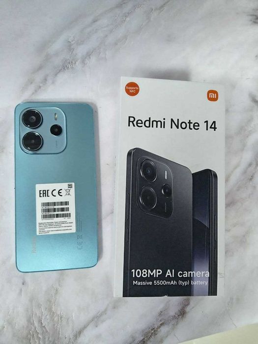 Redmi Note 14 256Гб(Караганда 12 мкр д.5 ТД Лиза) ЛОТ 771804