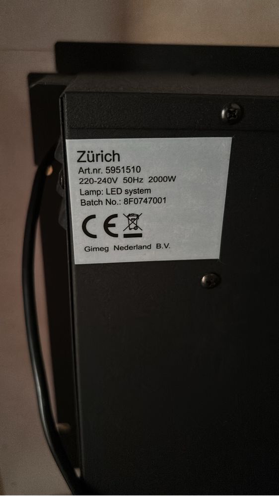 Vand semineu electric 2000w