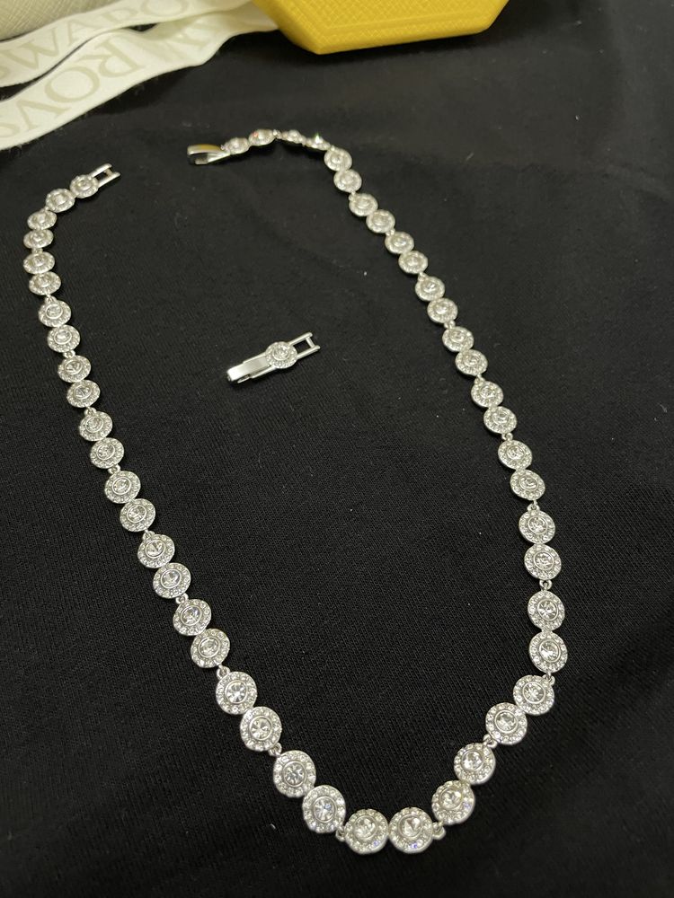 Set angelic swarovski silver