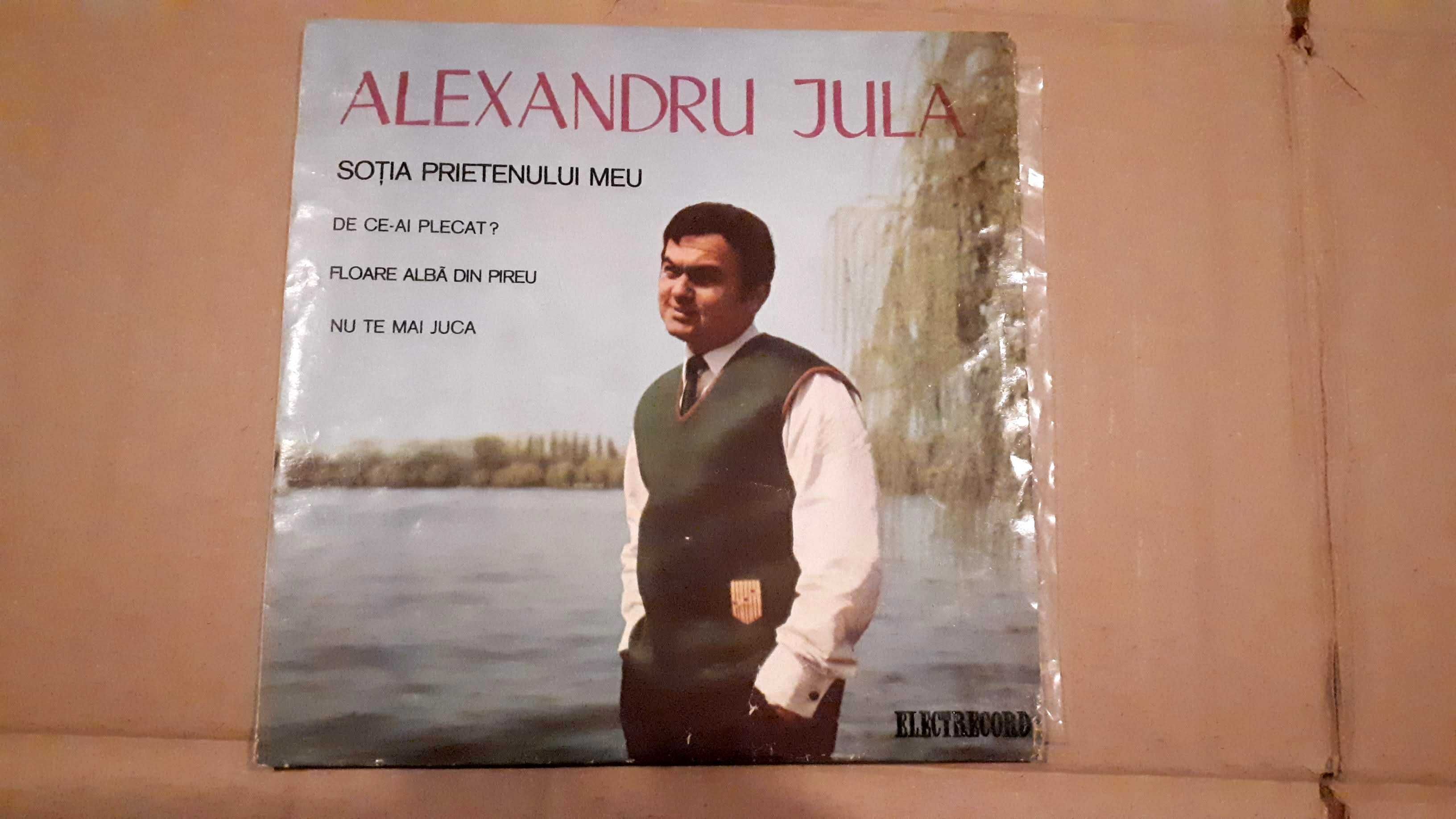 Disc vinil celebru: Alexandru Jula - Sotia prietenului meu