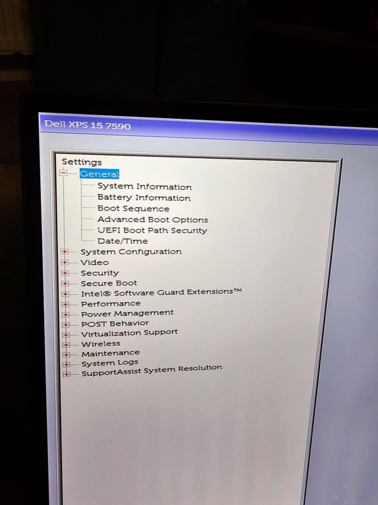 Dell xps 7590 i9