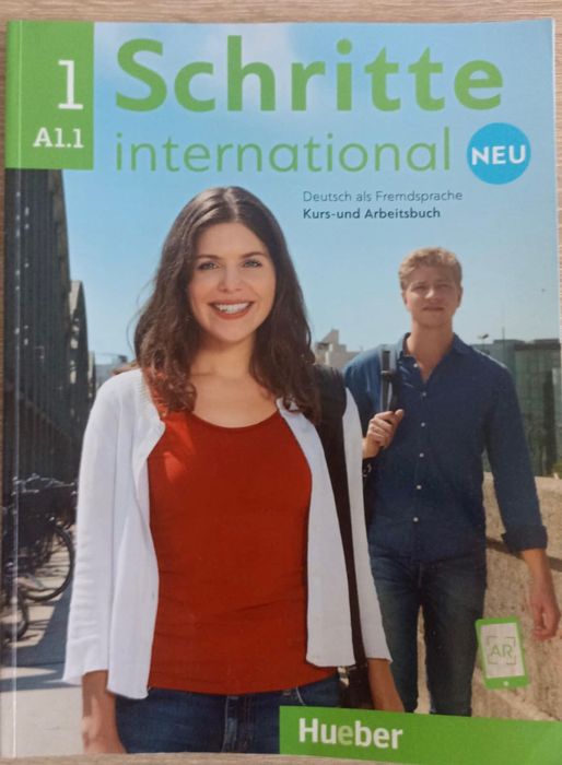 Запазен учебник по Немски език за ниво A1.1