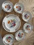 Set de 7 farfurii portelan fin