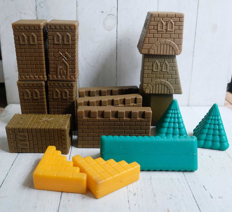 Строительный набор конструктор Замок СССР "Огонек" пластик