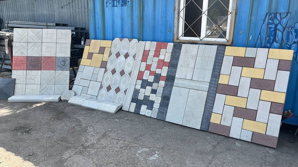 Тротуарная плитка от 2700тг/м²,  брусчатка, паребрик, водостоки, парап