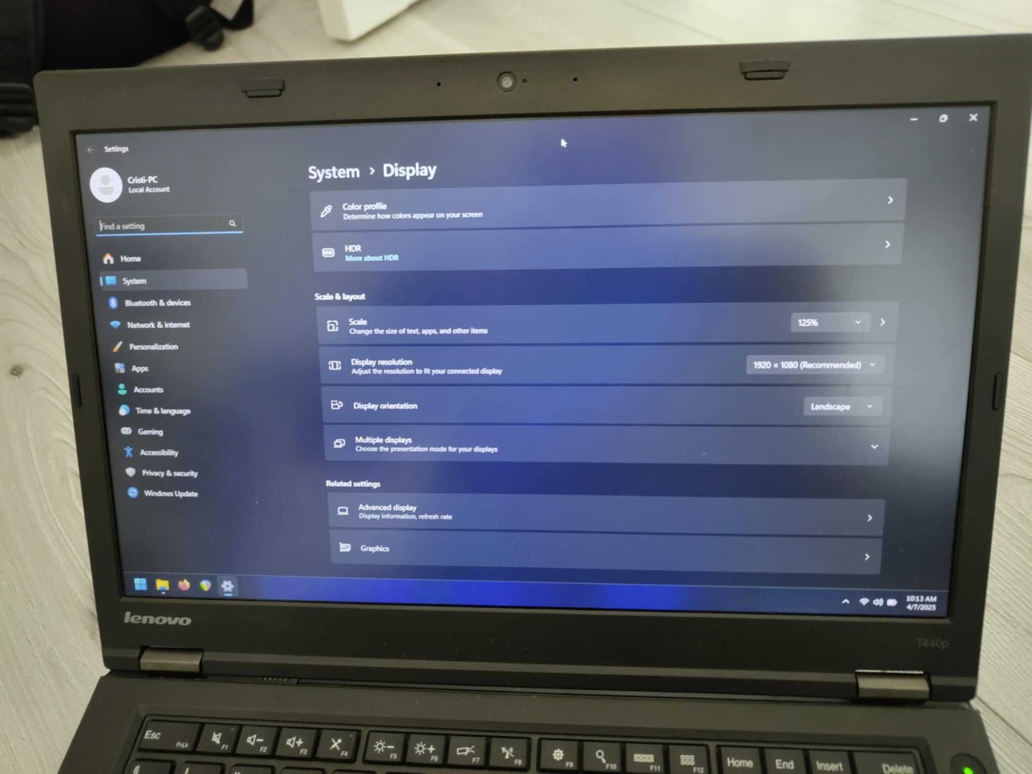 Lenovo T440p, i7-4900MQ,  12Gb RAM, Display FullHD, Docking station.