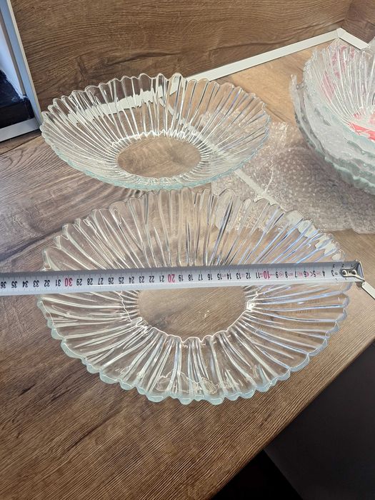 Големи стъклени чинии 8 бр