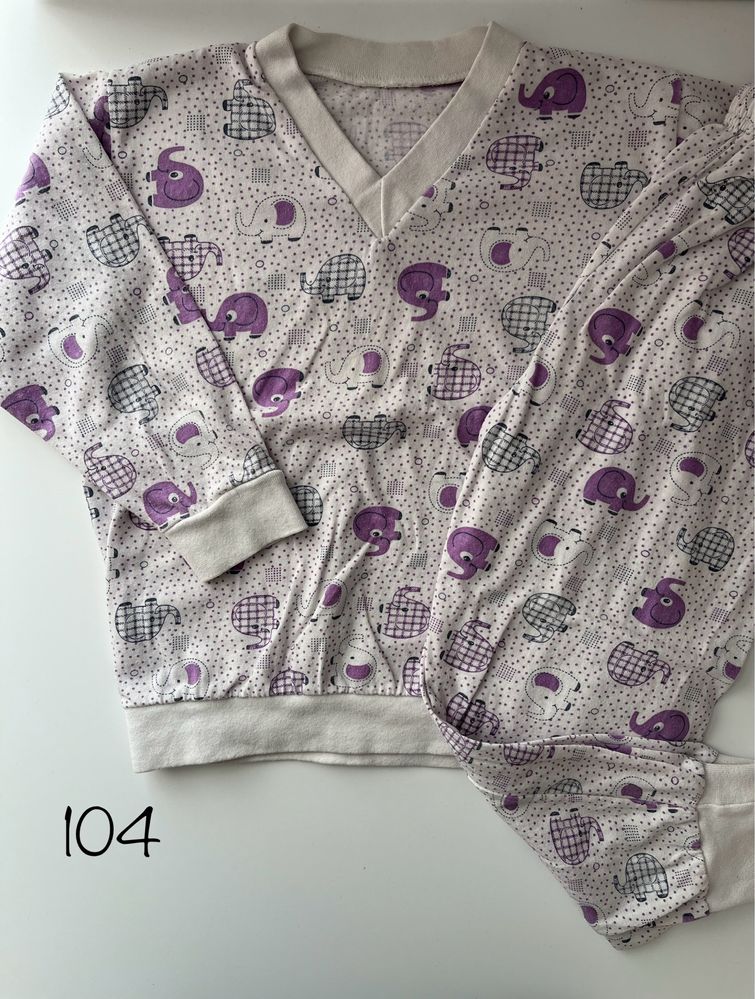 Пижами за момиче 98/104/110