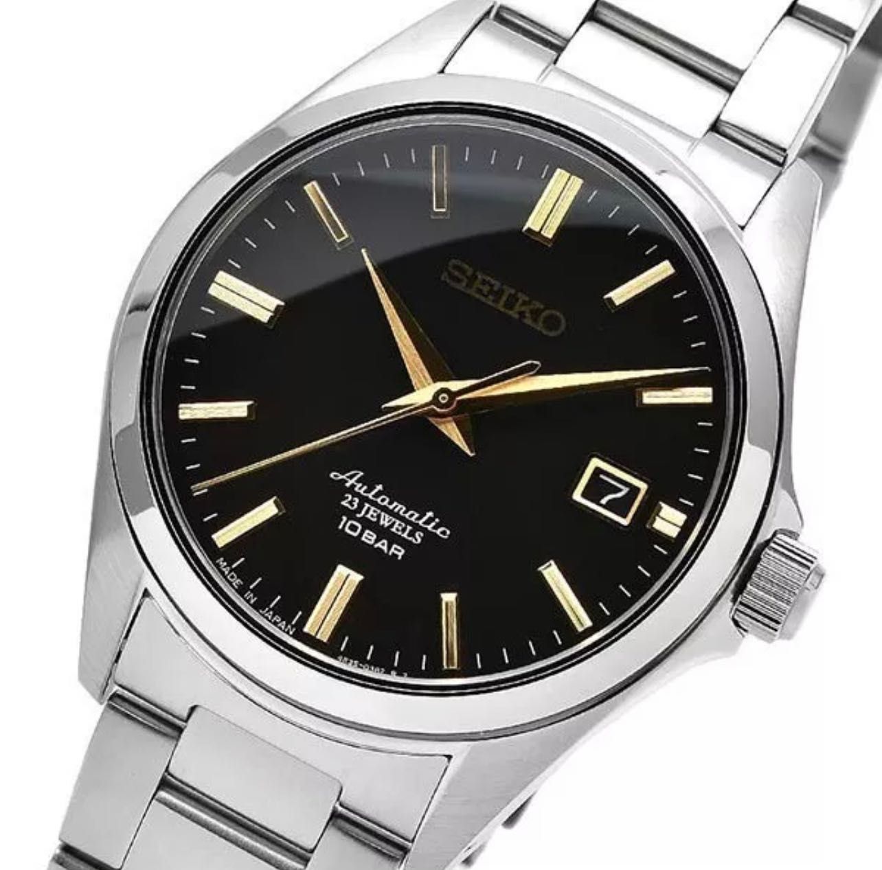 Часы Seiko  " Automatic Collection" Black dial with silver hands