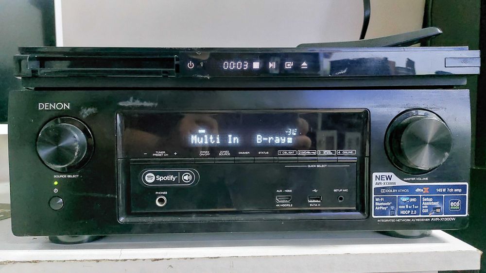 Denon AVR X 1300 7x 145W atmos 7.2 WiFi USB 4K UHD bluetooth flac dsd