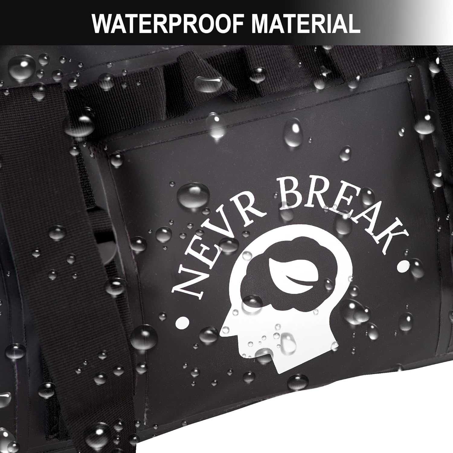 NEVR BREAK 42L Водоустойчива чанта, 50x25 см, черна