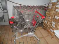 Rafturi, gondole, carut, turnichet, suport cu roti
