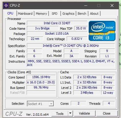 Procesor PC Intel Core i3-3240T 2.90GHz Socket 1155 LGA