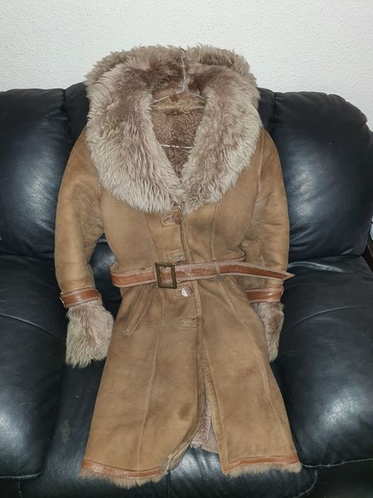 Cojoc blana naturala, haina de piele, geaca, haina de blana