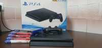 Consola PS4+jocuri dvd