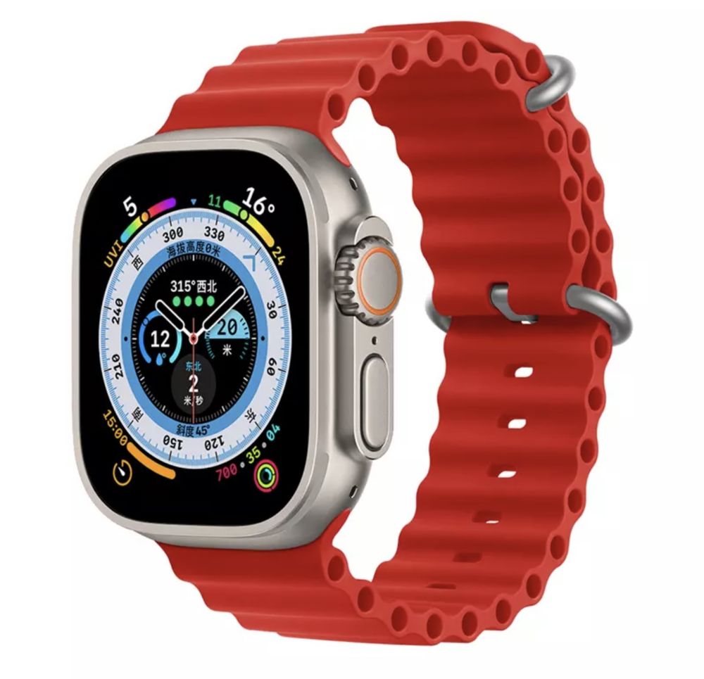 Curea Ceas Apple Watch 3 4 5 6 7 SE 8 9 10 ULTRA Husa Folie Silicon