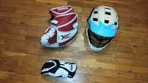 Casca mănușă portar hockey