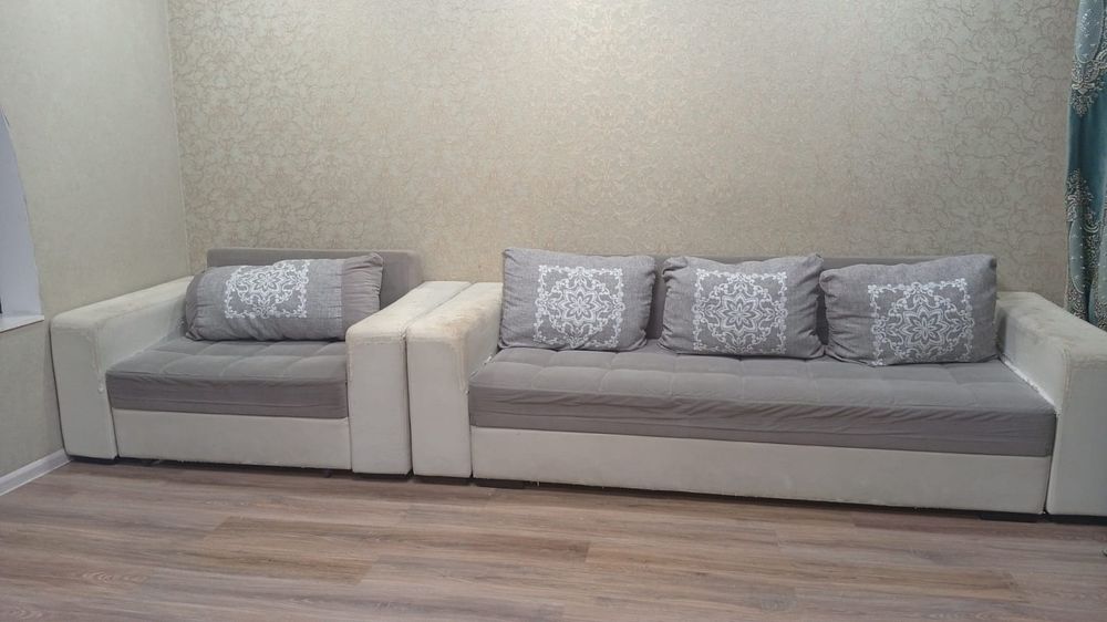 Продам диван, кресло,тумба.Б/у.В хорошем состоянии.