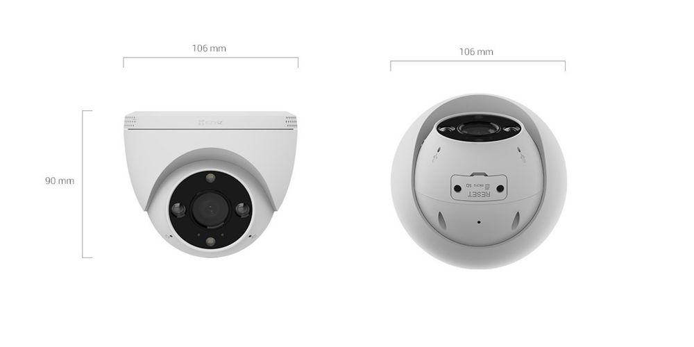 Ezviz H4 2K камера наблюдения для поезда | podyezd uchun kamera 2025