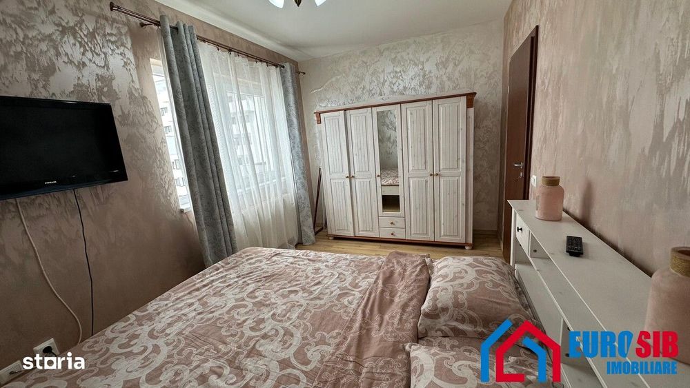 Apartament cu 2 camere decomandat situat in Sibiu str. Doamna Stanca.