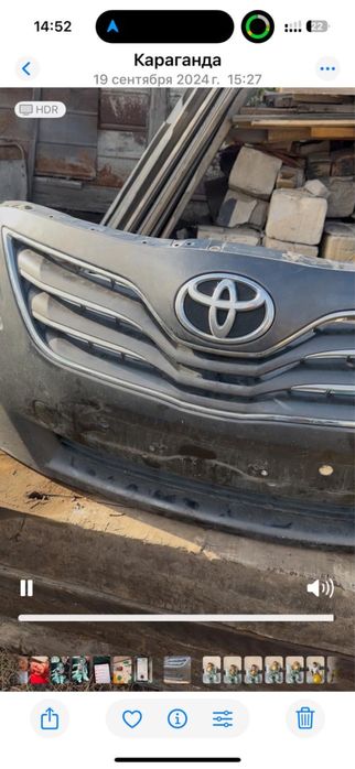 Бампер на камри 40