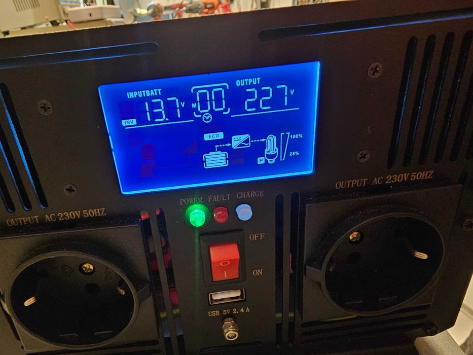 Jiguun 12v 2000W continu 4000W peak Pure sine wave
