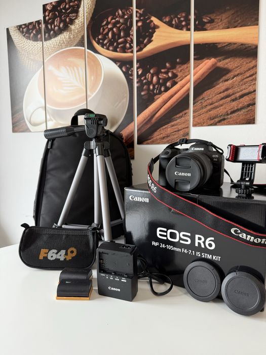 Canon EOS R6 Aparat Foto Mirrorless 20.1 MP Full-Frame 4K Kit