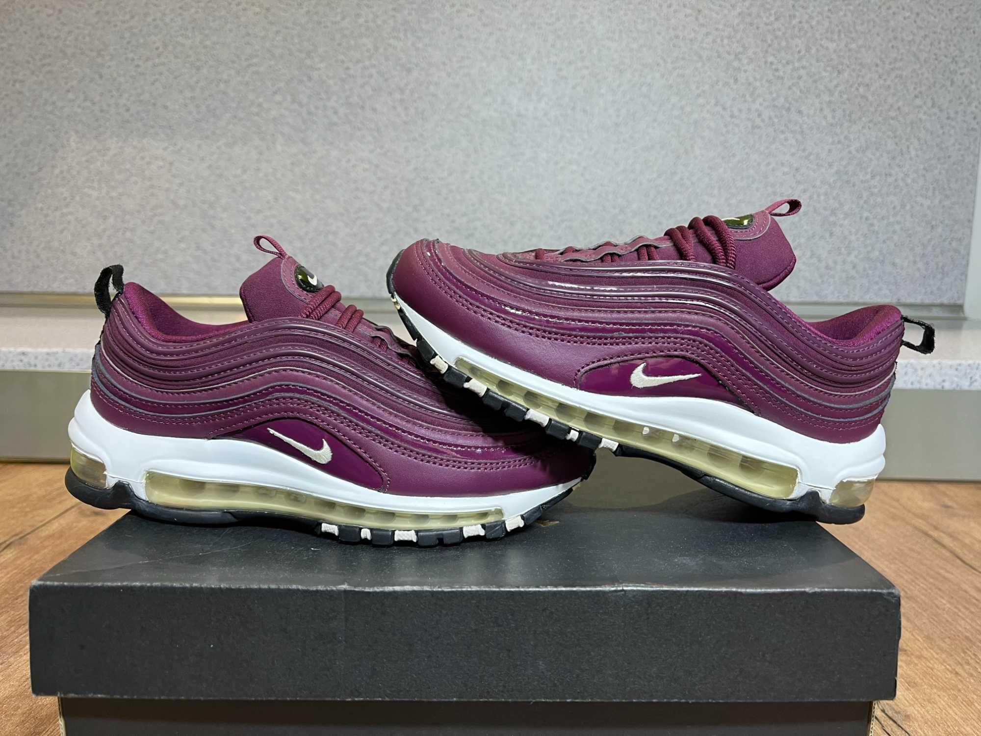 ОРИГИНАЛНИ *** Nike Air Max 97 Premium / Bordeaux / Muslin