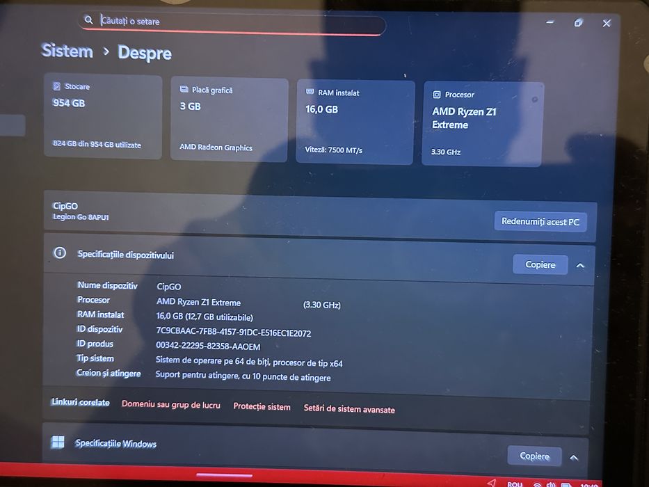 Vand lenovo legion go 1 tb / Schimb