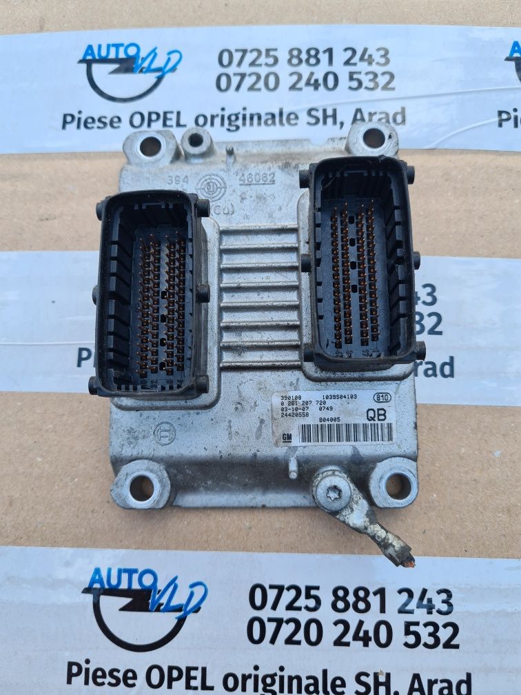 Ecu calculator motor 0261207720 Opel Corsa C 1.0 i Z10XEP 24420558 QB