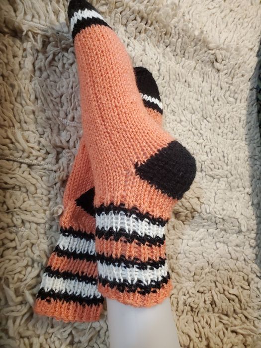 Ръчно плетени дамски чорапи размер 38