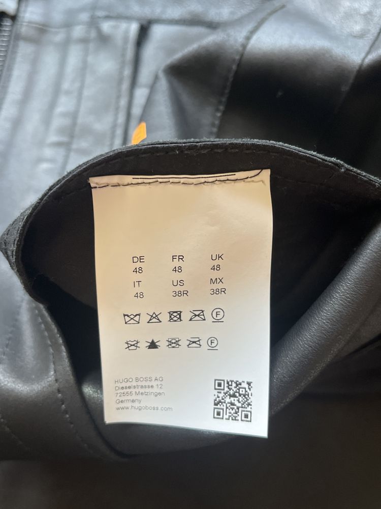 Hugo Boss : Jobeaan Leather Jacket 48/М  - Оригинал