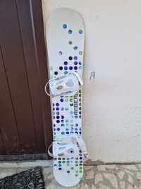 Placa snowboard stuf 149cm, cu legaturi