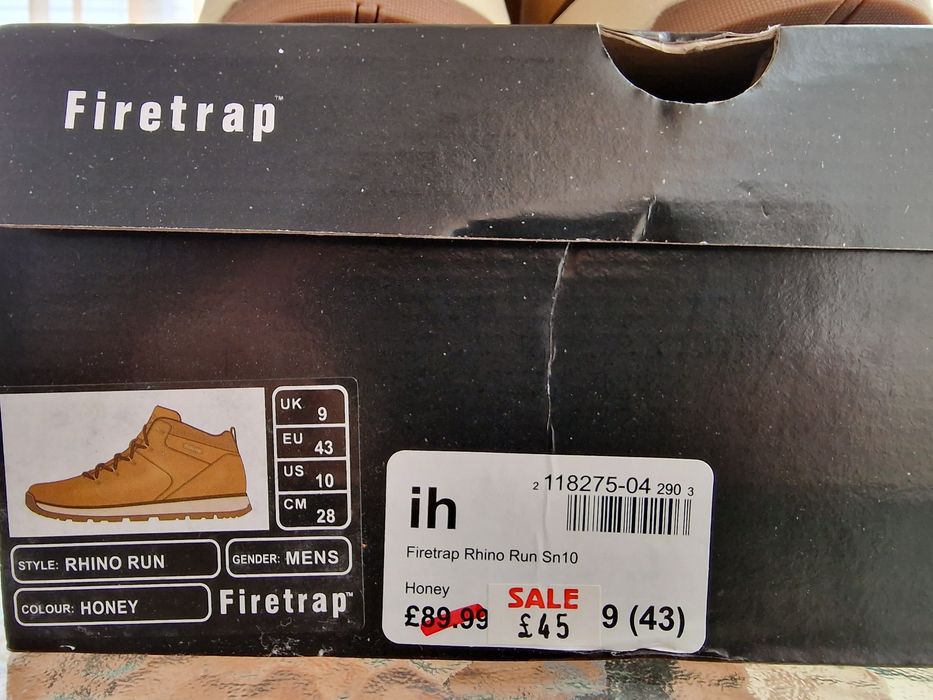Ghete barbati din piele noi Firetrap