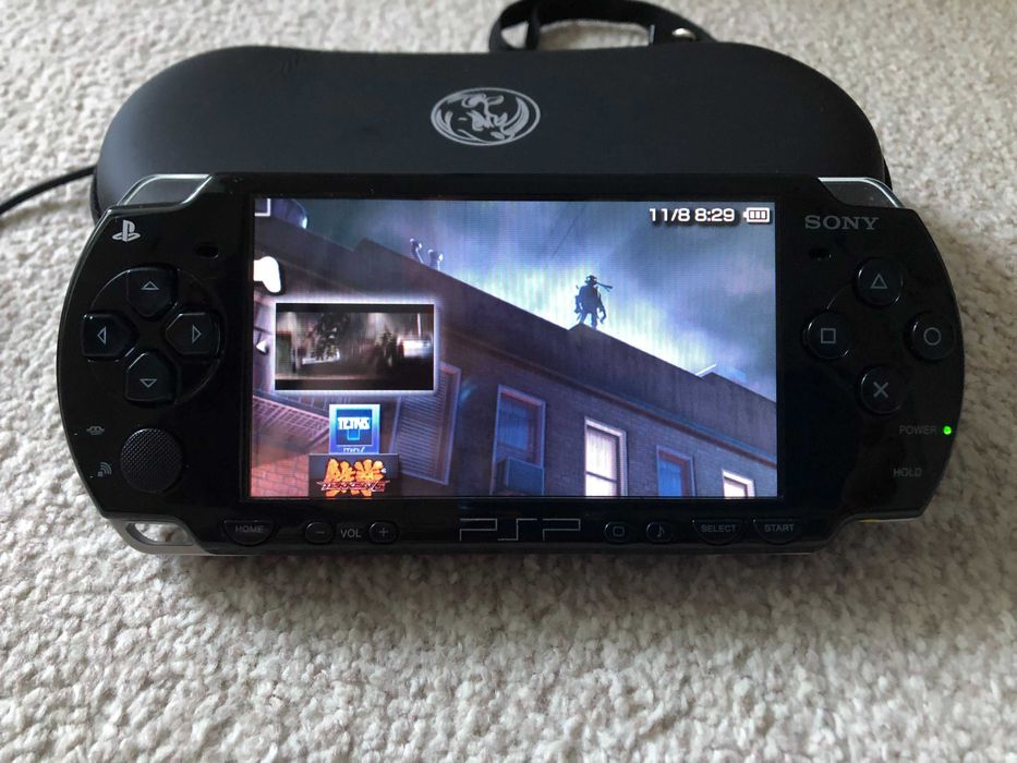 PlayStation PSP 2004 60jocuri Modat 64Gb Husa incarcator GTA GOW