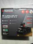 Set încărcător rapid 6A + acumulator 2.5a Parkside performance x12v