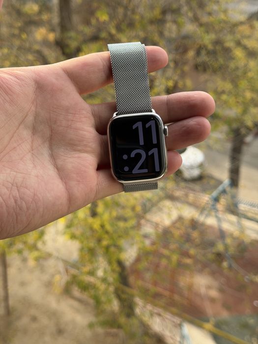 Apple watch 7 46mm va 8 46mm milanes umuman qirilmaydi xolati zor
