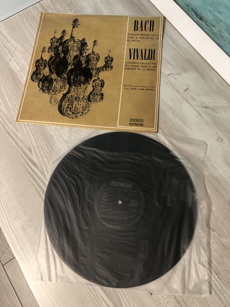 Disc vinil rar, de colecție J.S. Bach, A. Vivaldi (transport gratuit)