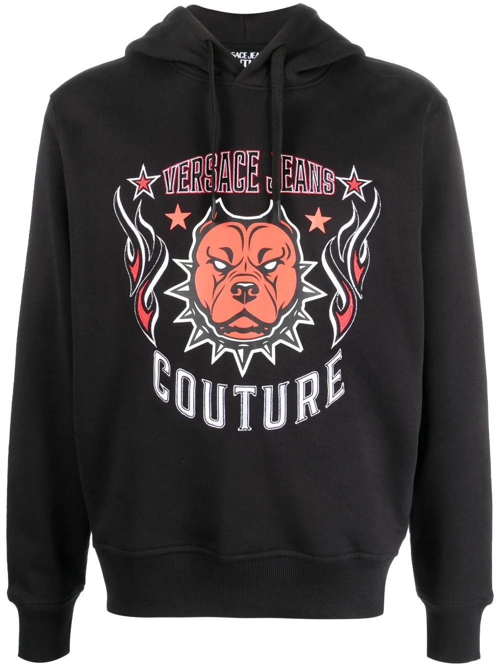 Мъжки суичър Versace Jeans Couture Embroidered logo cotton hoodie