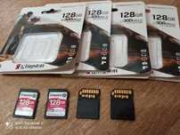Vand 4 carduri SD Kingston Canvas React Plus 128 GB