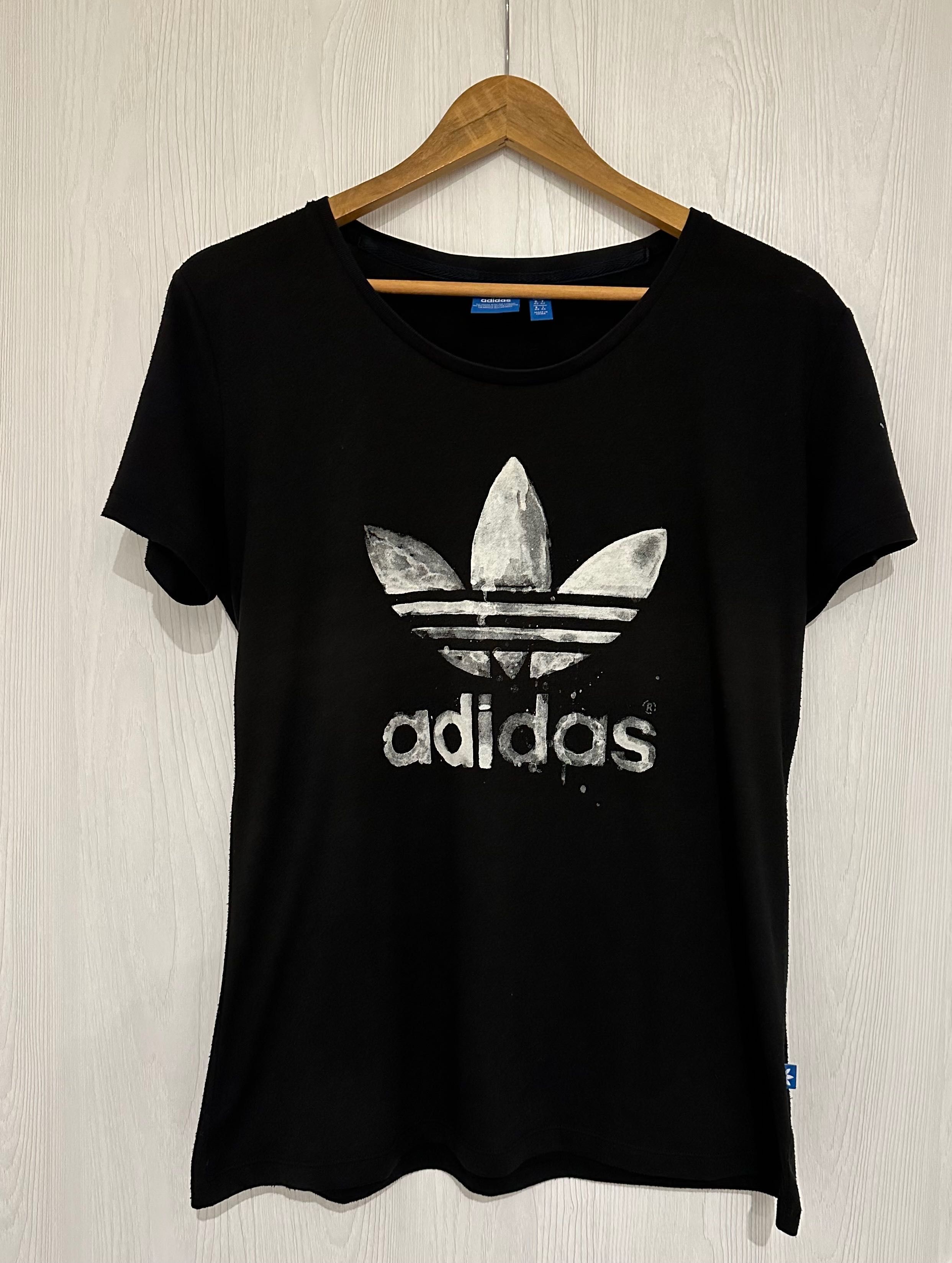 Adidas Тениска Черна