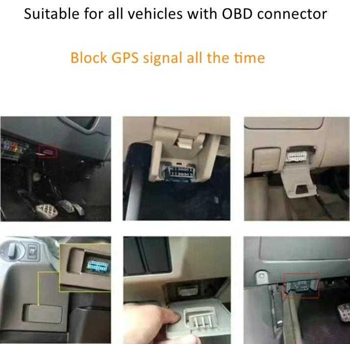 Автомобилен OBD GPS Заглушител Навигация Защита Проследяване Кола Бус