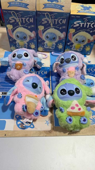 Jucarie Plus Stitch Stil Labubu – Figurine Mystery Box,17 cm, BimBimBo