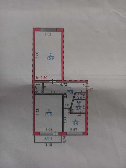 Продается 2 комнтная квартира в 14микр