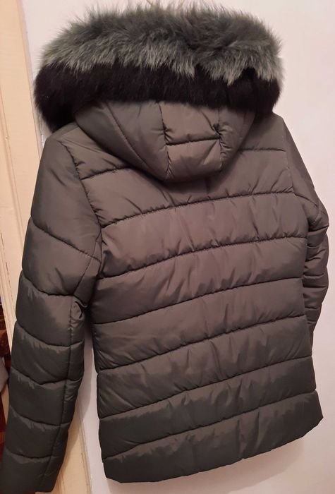 Geaca iarna dama, culoare verde kaki
