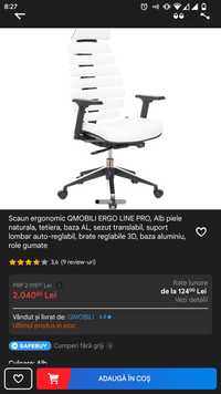 Scaun ergonomic Qmobili Ergo Line Pro plus bonus!