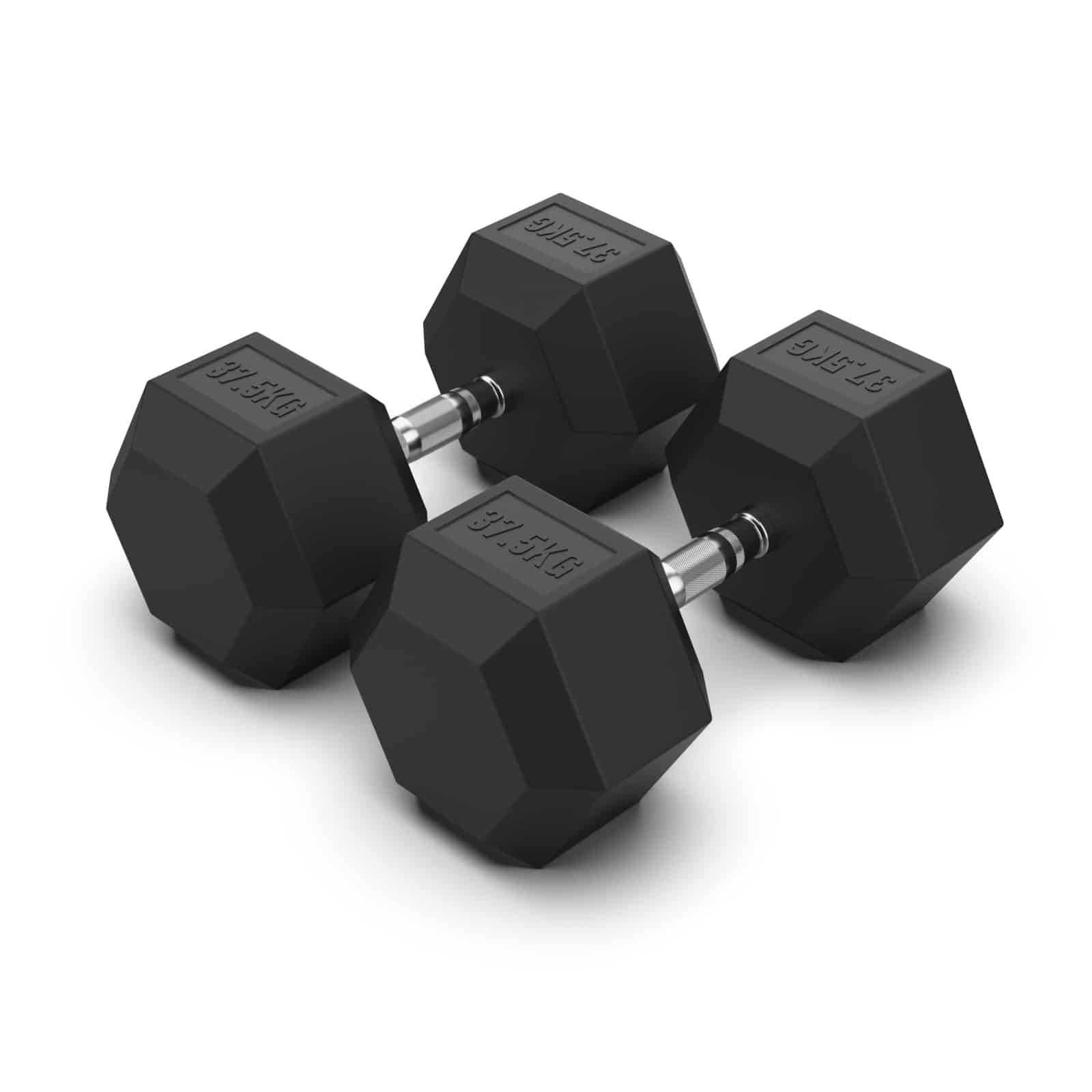 Дъмбели Хекс Pro , Фиксирани Гири HEX 2 × 37.5 кг, Dumbbells