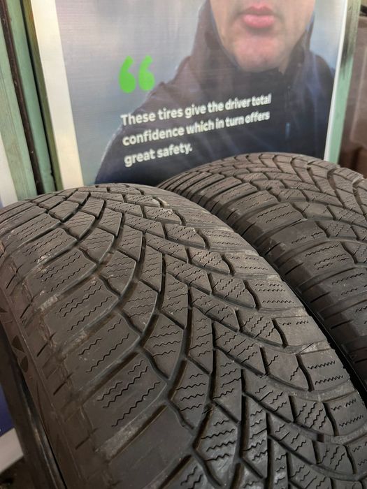 2 броя зимни гуми bridgestone 205/55/16
