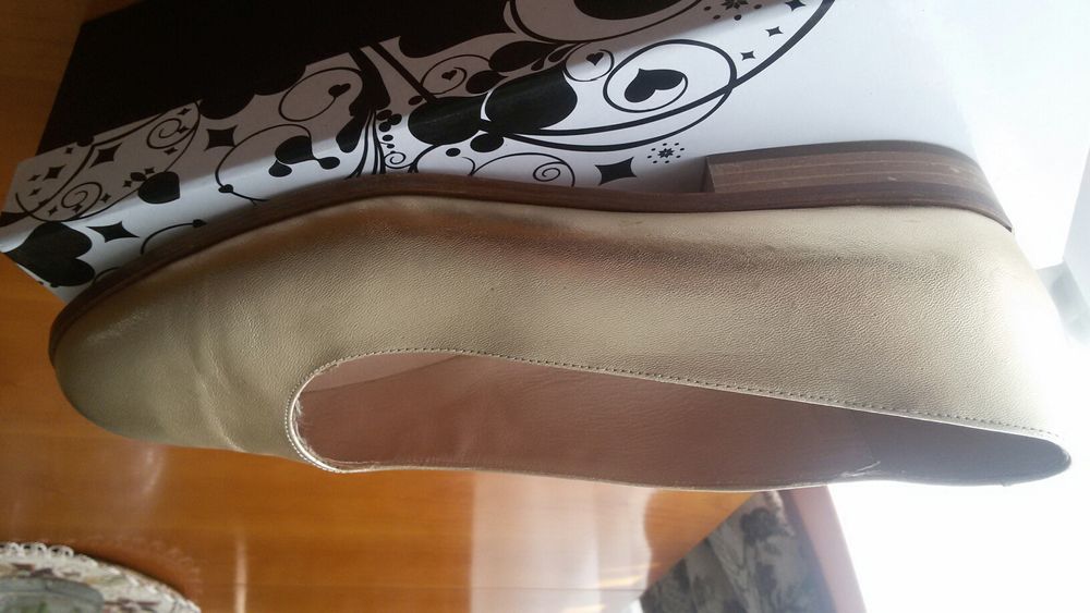 Туфли летние, кожанные